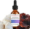 Evening Routine Mushroom Tincture, High Potency, Double Extracted, 60 Daily Doses, Reishi and Lion's Mane