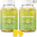 BeLive Magnesium Glycinate Gummies 200 mg - Sugar Free Supplement for Muscle Relaxation, Sleep Support, & Heart Health for Adults & Kids - Pineapple Flavor - 2 Pack, 120 Count