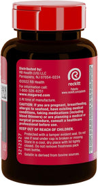 MegaRed 350mg Omega 3 Supplement with EPA/DHA, Astaxanthin & Phospholipids, No Fish Oil Aftertaste Supports Heart, Brain, Joint and Eye Health, 120 Count Softgels (2 Pack)