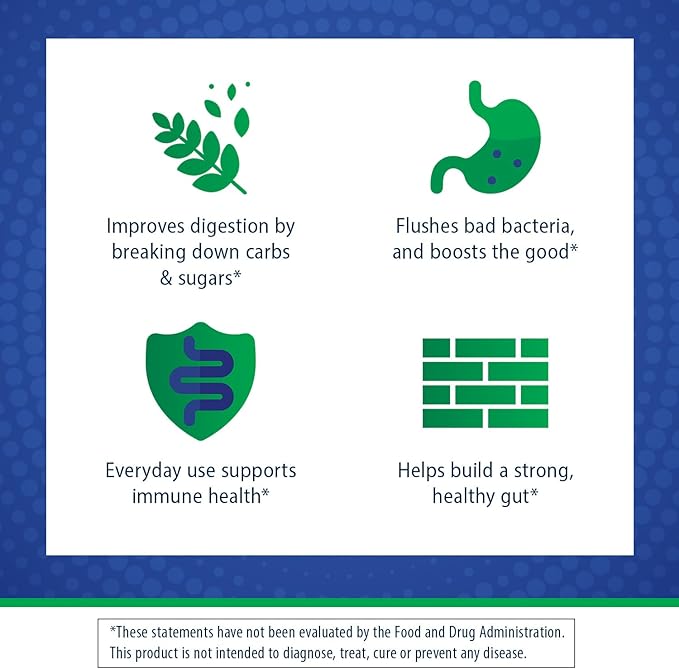 Florastor Advanced Gas and Bloat Probiotic, Digestive Enzymes and Botanicals, Plus Probiotics for Digestive Health, 30 Capsules