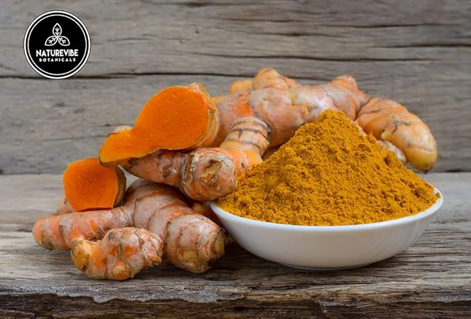 Premium Quality Turmeric Root Powder with Curcumin 5lbs by Naturevibe Botanicals | Raw Turmeric Root Grounded |100% Pure, Non-GMO and Gluten Free (80 Ounces)
