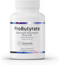 Tesseract Medical Research ProButyrate Gut Health Supplement, Butyric Acid Complex, Gastrointestinal Support Supplement, Helps Restore Balance to Stabilize Gut Microbiome, 600mg (60 Capsules)