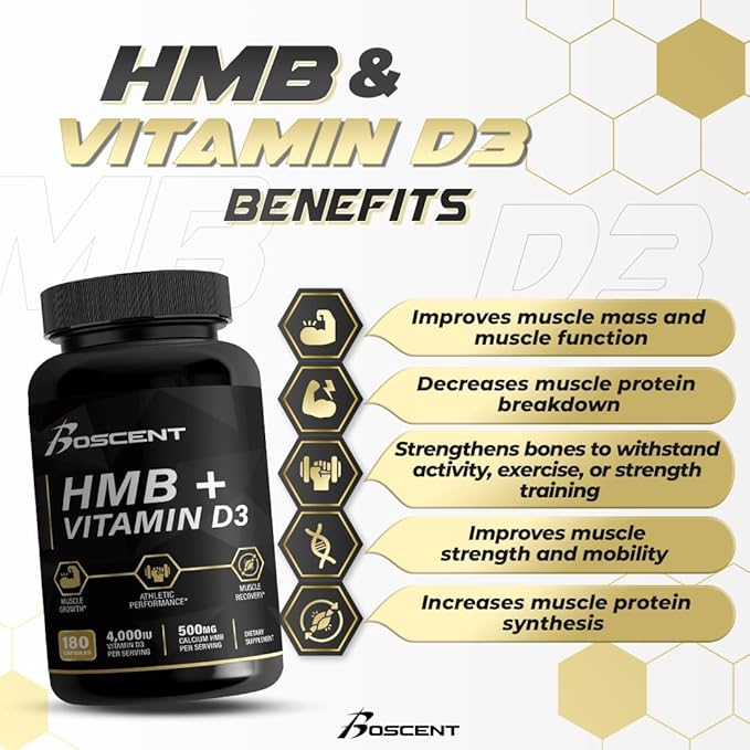 Apigenin Supplement for Sleep & HMB Vitaman D3