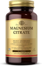 Solgar, Magnesium Citrate 60 Tabletss Prop 65