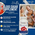 Bricker Labs Big-V Triple Strength Vanadyl Supplement: Vanadyl Sulfate 30 mg, Taurine 600 mg, Selenium, Chromium and Niacin, Blended Mineral Supplement Capsules 90 ct
