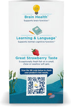 Nordic Naturals Ultimate Omega Jr., Strawberry - 90 Mini Soft Gels - 680 Total Omega-3s with EPA & DHA - Brain Health, Mood, Learning - Non-GMO - 45 Servings