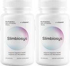 envitamin Slimbiosys Ultra Probiotic Capsule - Pre & Probiotics for Women & Men - Support Your Microbiome (2 Pack, Slimbiosys)