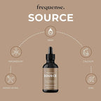 FREQUENSE - Source Trace Minerals - Fulvic Mineral Powder for Bone Health, Nutrient Absorption, Skin Support, Gut Health & Electrolytes - 60 ml