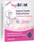 VagiBiom Probioitc Suppository Convenient Travel Pack with 2 Suppositories: Microbiome Flora Balance. Odor Control Regimen; Balance and Nourishes Healthy Flora