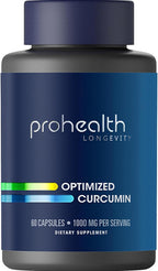 ProHealth Turmeric Curcumin Supplement: 285 Times More Bioavailable- Developed by Neuroscientists. 1000 mg Concentrated Longvida Curcumin Extract Per Serving (60 X 500mg Capsules Per Bottle)