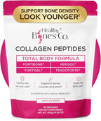 FORTIBONE® Premium Bone Health Collagen Peptides w/FORTIGEL®, VERISOL®, TENDOFORTE® | Clinically-Supported for Bones Joints Skin Hair Nails | Hydrolyzed Collagen Anti-Aging Formula | 30 Servings