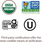 Garden of Life Organics Turmeric Booster Inflammatory Response Powder - 30 Servings, 50mg Curcumin (95% Curcuminoids) & Probiotics, Organic Non-GMO Vegan & Gluten Free Herbal Supplements