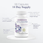 Bromelain 500mg 2,400GDU/g Supplement with Zinc and Vitamin C for Swelling, Inflammation, and Discoloration, Easy to Swallow Capsules (14-Day Supply) - Advanced Formula