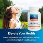Equilife Full Spectrum Vitamin C Supplement with Quercetin, Hibiscus, and Rutin, Plant Based Antioxidant Formula, Gluten Free, Soy and Dairy Free, Non GMO, Easy to Use, 60 Capsules