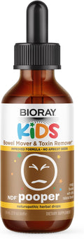 BIORAY Kids NDF Pooper, Mango - 2 fl oz - Bowel Mover - Non-GMO, Vegan, Gluten Free - 30 Servings