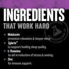 Animal PM - Sleep Aid for Adults Non-Habit Forming Relaxation Enhancer and Mood Support with Melatonin, L-Theanine, Zylaria, Zinc, Magnesium, Vitamin B6, GABA + AKG Anabolic Stack Supply, 30 Count