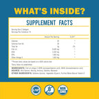 Omega 3 Fish Oil with Maximum EPA DHA - Supports Brain, Liver, Heart & Immunity - Made in The USA - 150 Softgels