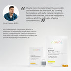 Novos Boost NMN 250mg | Third-Party Tested | Ultra High-Purity for NAD+ Support, Energy & Longevity | Stabilized NMN Supplement for Men & Women | 60 Vegan Capsules (30 Servings)
