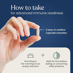 Better Way Health Advanced Immune Readiness – 1,3/1,6 Beta Glucan with Vitamin C, Selenium & Resveratrol – Immune Support Supplement for NK Cells & Phagocytosis – 60 Capsules
