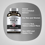 Piping Rock Maca Root Capsules | 150 Powder Pills | for Women and Men | Red, Yellow, and Black | Non-GMO, Gluten Free Supplement