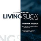 Living Silica ORGONO Mineral-Based Collagen Booster Capsules | Silica-Based | Supports Collagen & Elastin for Joint & Bone Support, Glowing Skin, Strong Hair & Nails | 60 Capsules