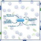 Purity Products MagBlue - Magnesium Bisglycinate Buffered & More - 90 Tablets