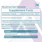 Nootropics Depot Nicotinamide Riboside Capsules | 300mg | NAD+ Precursor | 30 Count | Promotes NAD+ Levels | Cellular Energy