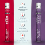Mental Energy and Sleep Sprays – 2 Fast-Acting Oral Vitamin Sprays Providing Good Night Sleep & Daytime Focus, Alterness and Brain Fog Support – Can-i Sleep and Can-i Boost with 60 Servings 480 Sprays