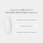 JSHealth Magnesium Supplement for Sleep. 400mg Triple-Form Glycinate, Citrate, Amino Acid Chelate. By Nutritionist Jessica Sepel (120 Tablets)