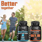 Health Dose Triple Magnesium Complex 1000 mg | L-Threonate, Bisglycinate, Citrate & Malate Blend | Support for Muscle Relaxation, Sleep & Cognitive Function | 120 Capsules | All-in-One Formula (3)