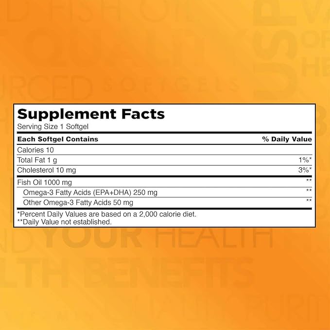 Kirkland Signature Fish Oil 1000 mg., 400 Softgels (4 Pack)
