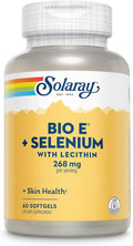 Bio Vitamin E 400 IU (268 mg) with Selenium 100 mcg and Lecithin - Thyroid Support, Antioxidant and Immune Support Supplement, High Absorption, Lab Verified, 60-Day Guarantee, 30 Servings, 60 Softgels