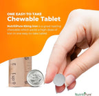 Chewable Carbonyl Iron 65mg with 270mg Vitamin C – Bariatric Friendly Tablet (Non-Gummy), Sugar-Free Orange Flavor - Iron Supplement – 60 Tablets (60 Day Supply)