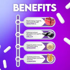 Urolithin A Supplement 500mg with 4-in-1 Power Blend of Spermidine 10mg, Shilajit 300mg & Cordyceps 400mg Per Serving - Boosts Cellular Energy, Strength, Longevity, Immunity & Healthy Aging