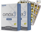 Omax3 Pro-Strength Ultra-Pure Omega-3 Fish Oil - 3000 mg - Maximum Professional Joint & Muscle Support - EPA DHA - NSF Certified - 60/per Softgel Blister (Pack of 2)