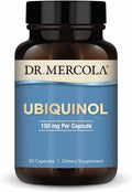 Dr. Mercola Ubiquinol - Supports Energy Production - Antioxidant Supplement - Non-GMO, Gluten-Free & Soy-Free - 30 Capsules (30 Servings) - 150 mg