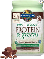 Garden of Life Raw Organic Protein & Greens, Chocolate Cacao, 1 lb 5.51 oz (610 g) (Pack of 6)