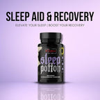 Sleep Potion, Melatonin-Free Sleep Support Capsules 120 Count, Magnesium Glycinate L-Theanine Zinc Glycinate Chamomile Jujube Seed Lemon Balm, 30 to 40 Servings, Gluten Free
