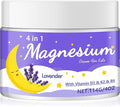 Magnesium Lotion for Kids & Babies, Lavender Magnesium Cream for Sleep, Natural Soothing Moisturizing Butter, Easy for Arms & Legs, Calms & Relaxes, All Night Relaxation (4 oz, Lavender)