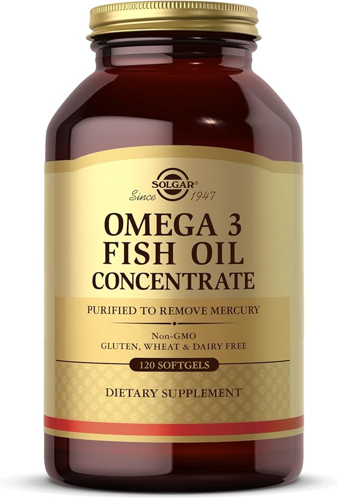 Omega 3 Fish Oil Concentrate Solgar 120 Softgel