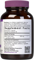 BLUEBONNET NUTRITION ALPHA LIPOIC ACID 300 mg