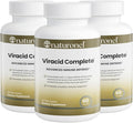 Viracid Complete (3 Pack) Comprehensive Immune Formula with Elderberry, Echinacea, Garlic, Zinc, L-Glutamine & Turmeric 95% Curcuminoids | Premium Supplement, Made in USA, GMP Certified