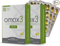 Omax3 Ultra - Pure Omega 3 Fish Oil Pills 1500 MG EPA DHA - Omega3 Fatty Acid Supplements Muscle & Joint - Gluten Free, Wild Caught, Non GMO, 60-Day Supply Blister Packed (2 Boxes)