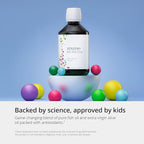 Zinzino - BalanceOil+ Tutti Frutti - Fish Oil Supplement for Kids with Extra Virgin Olive Oil, Omega-3 (EPA+DHA), Olive Polyphenols - (300 ml)