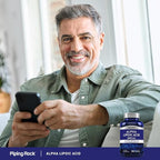 Piping Rock Alpha Lipoic Acid 300mg | Plus Biotin Optimizer | 80 Capsules | Non-GMO, Gluten Free Supplement