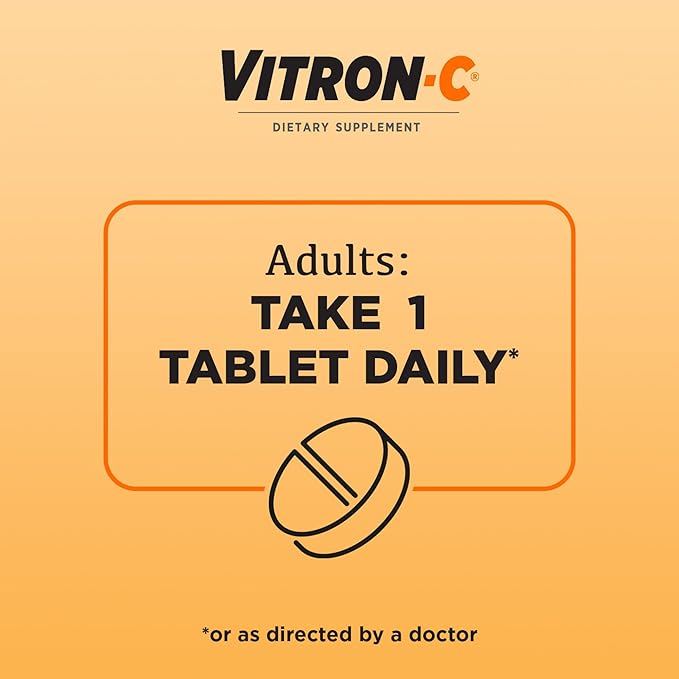 Vitron-C Multivitamin Tablet 63736012301 1 Bottle, 60 per Bottle (Pack of 12)