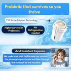 Doctor's Choice Kids Daily Probiotics, New Formula with 24 Billion CFU with Prebiotics & Digestive Enzymes, Acid-Resistant DRcaps, Vegan, Non-GMO, Gluten Free, 60 Capsules