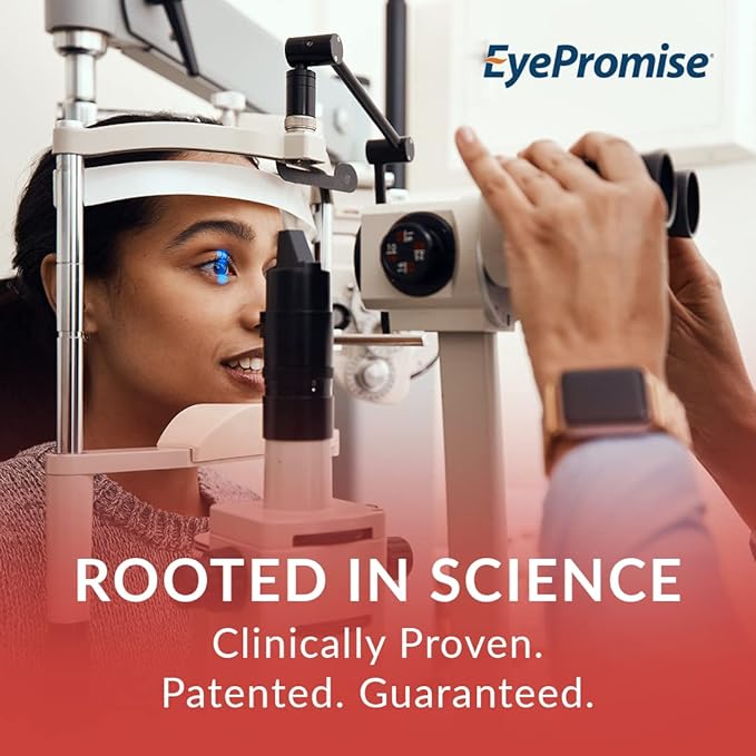 EyePromise DVS Eye Vitamin - 60 Softgels, 30-Day Supply - Eye Supplement with Zeaxanthin and Lutein for Retinal Support & Improved Visual Function