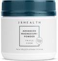 JSHealth Magnesium Powder for Sleep. 400mg Triple-Form Glycinate, Citrate, Amino Acid Chelate. Raspberry Lemonade. By Nutritionist Jessica Sepel (30 Servings) - Raspberry Lemonade
