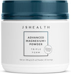 JSHealth Magnesium Powder for Sleep. 400mg Triple-Form Glycinate, Citrate, Amino Acid Chelate. Raspberry Lemonade. By Nutritionist Jessica Sepel (30 Servings) - Raspberry Lemonade